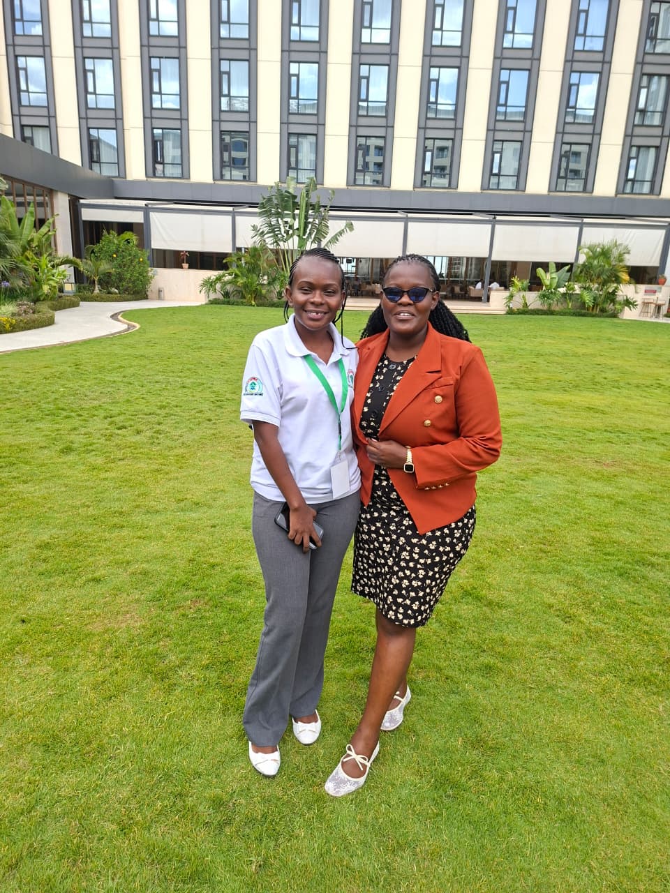 Dr Mary Ndolo with Angela Waeni FIPS Africa
