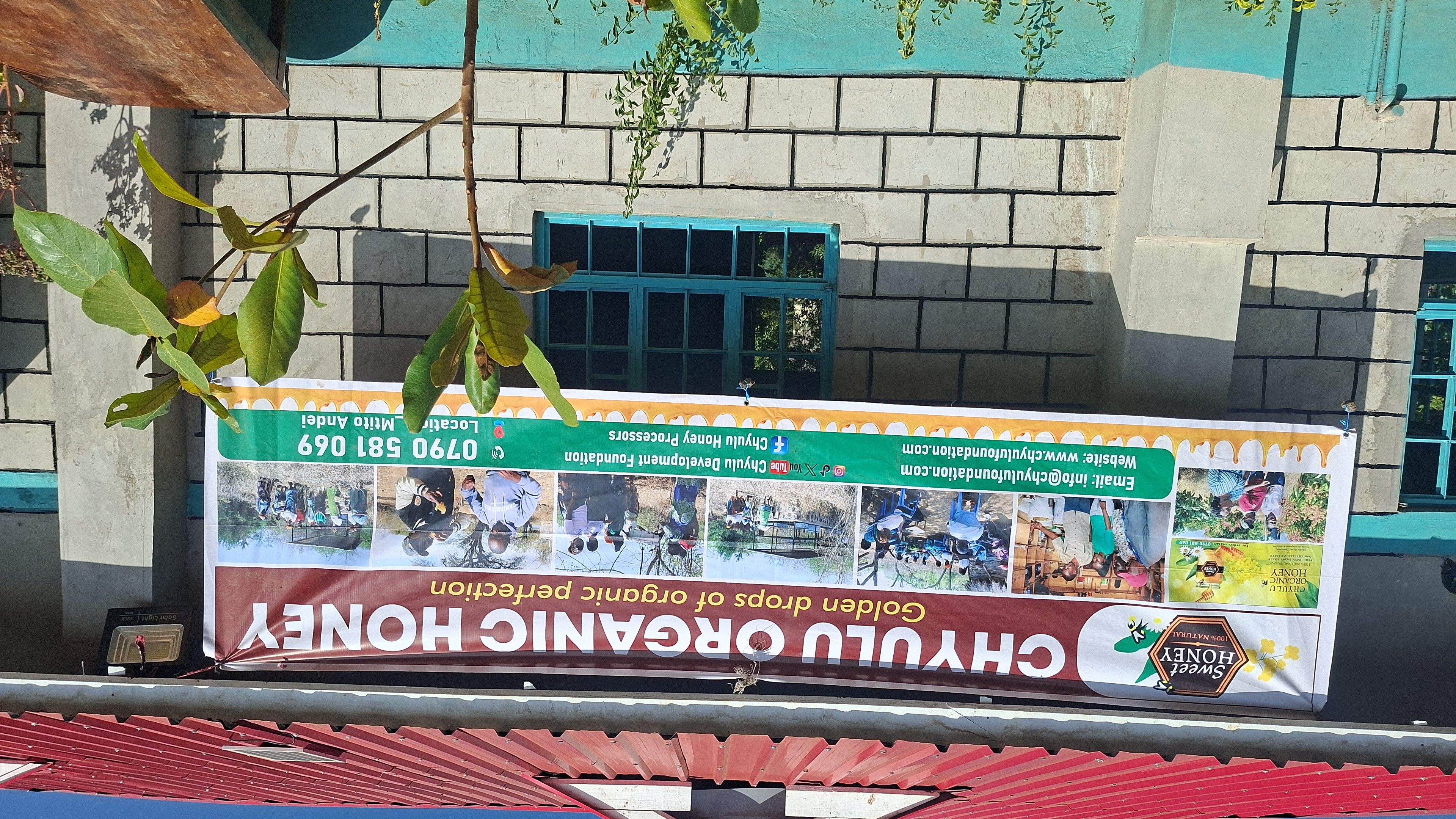 Chyulu Organic honey aggregation site